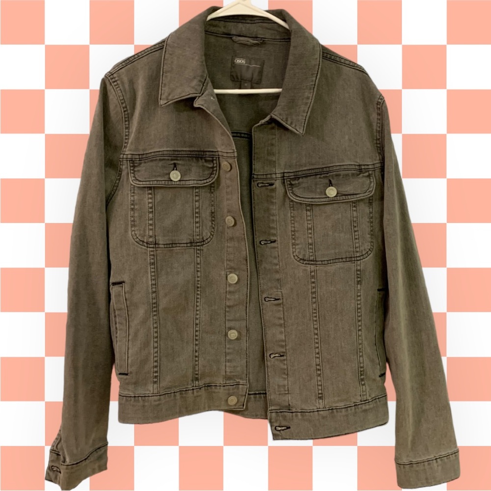 ASOS Grey Denim Jacket Medium